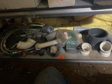 Various items on shelf