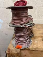 Spools of wire, various sizes