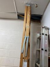 Wood ladder measurments in photos