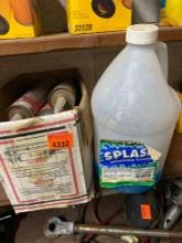 Windshield washer fluid, adhesive tubes