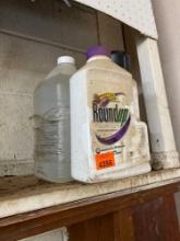 Round up, Motor oil