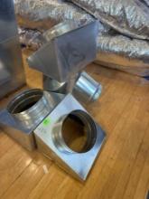 4 pieces of duct work 4 times the money must bring help to load Measurements in photo
