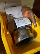Dryer plug, pex tub stub out, double band fernco