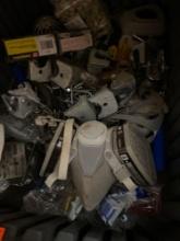 Wire nuts, clamps, nuts, bolts, and other items