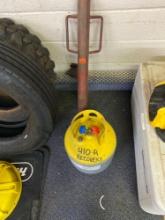 T-post setter and freon bottle