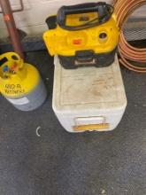 Dewalt shop vac and cooler