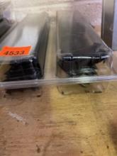 Multiple barbed foamboard staples