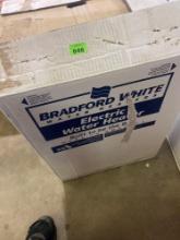 Bradford white Electric water heater Must bring help to load
