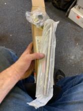 Satin nickel rain, head down rod