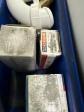 Run capacitors, brass fitting, PVC and other HVAC items
