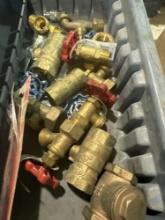 Misc brass fittings and ball valves