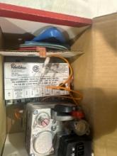 Condenser fan motor, gas valve and ignition control module