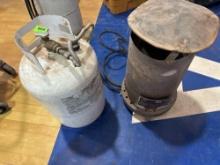 Propane tank with heater Must bring help to load