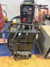 Hypertherm powermax 45hp plasma cutter on roll around cart Must bring help to load