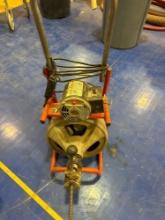 Rigid K-400 drum drain cleaning machine Must bring help to load