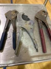 Crimpers and pipe cutter