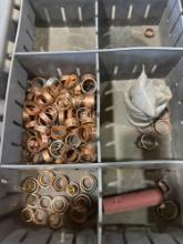 Tote with PEX copper crimp rings