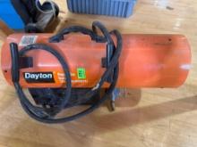 Dayton propane gas heater