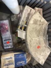 This tote contains fuses, an igniter, gas valve and other items