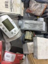 Thermostat, outdoor temperature sensor, insulated connectors and other various items
