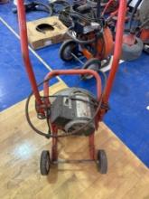 Ridgid Kollmann K-380 drain cleaning machine Must bring help to load Measurements in photos