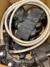 This lot appears to have link seal modular seals and a small hose