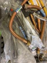Gas supply lines, hose, pipe cutter and other various items