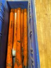 Crescent punch and chisel set