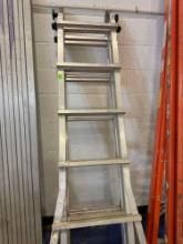 Extension ladder Must bring help to load