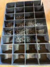 Organizer with roofing nails