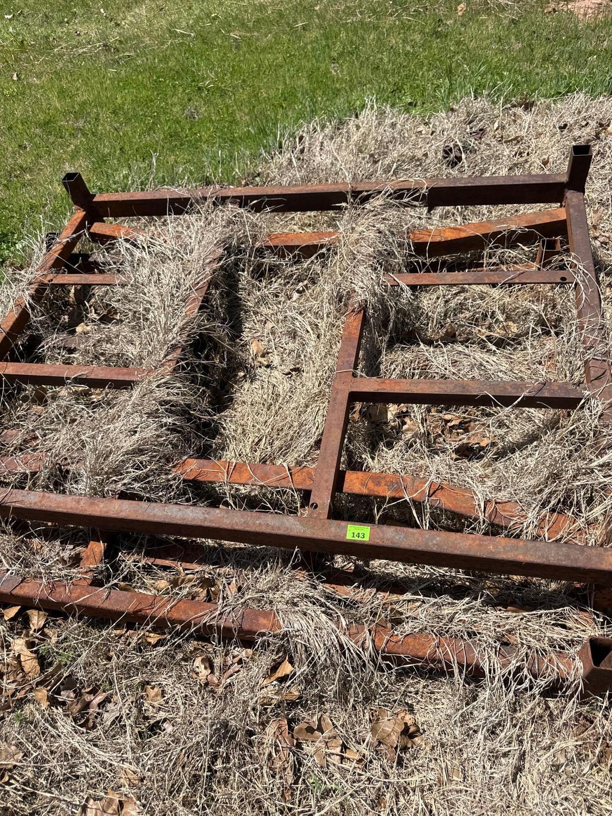 Pieces of scrap metal bring help to load