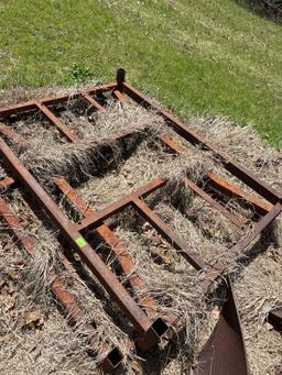 Pieces of scrap metal bring help to load