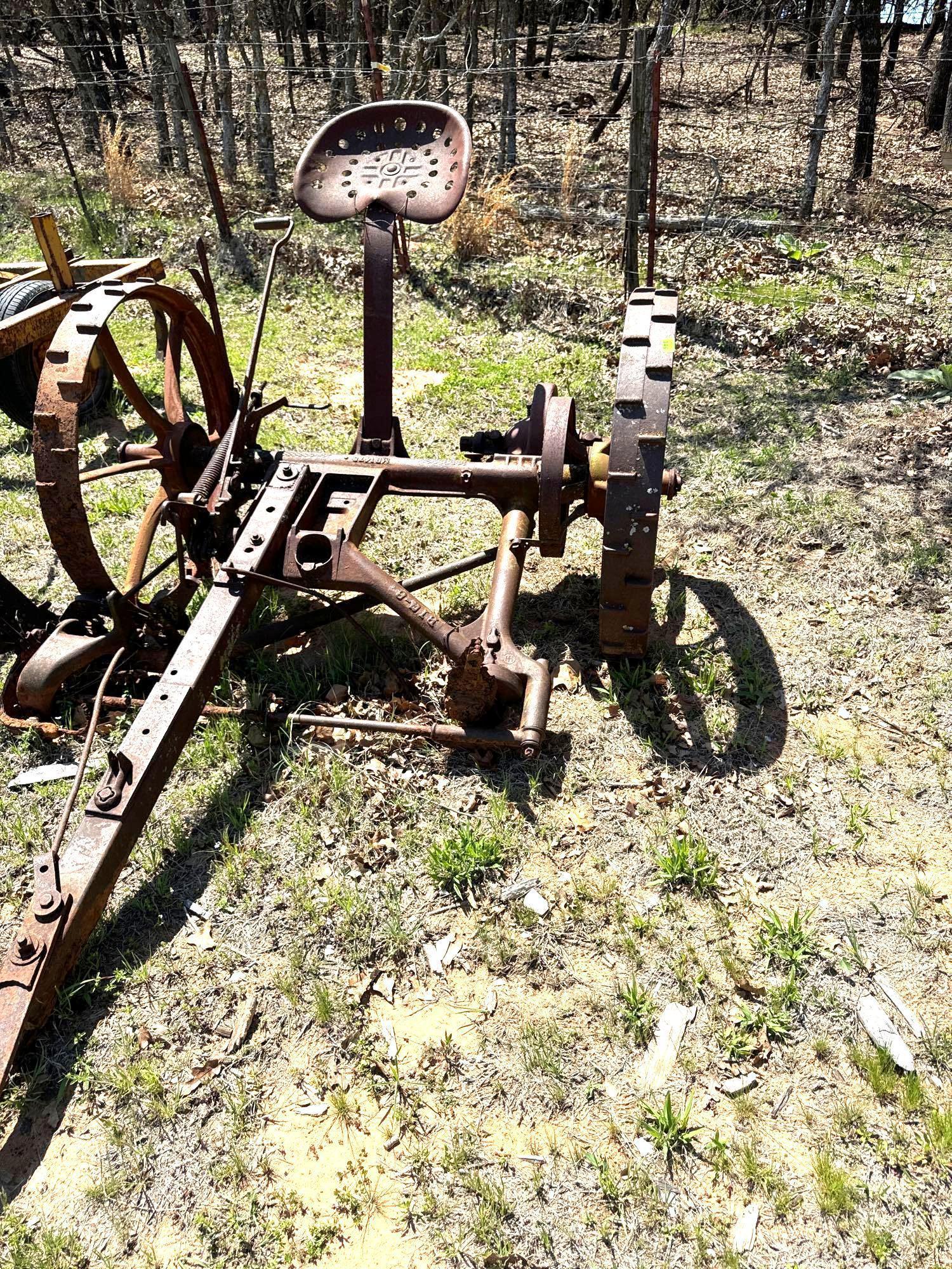 Vintage sickle cutter must bring help to load Condition unknown