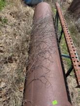 8x22 pipe and scrap metal piece must bring help to load Condition unknown