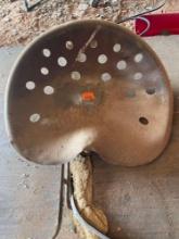 metal tractor seat