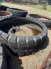 6 x 2 big tire to make water tank , must bring help to load Condition unknown