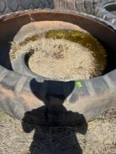 6 x 2 big tire to make water tank, must bring help to load Condition unknown