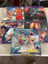 5 vintage record sets five times the money Condition of records unknown