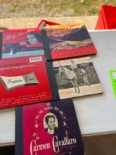 5 vintage record sets five times the money Condition of records unknown
