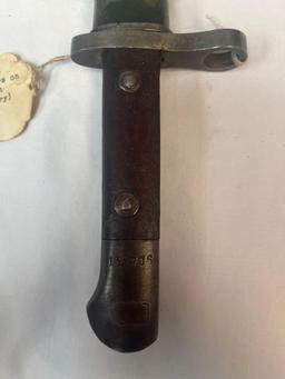 Turkish Mauser Bayonet