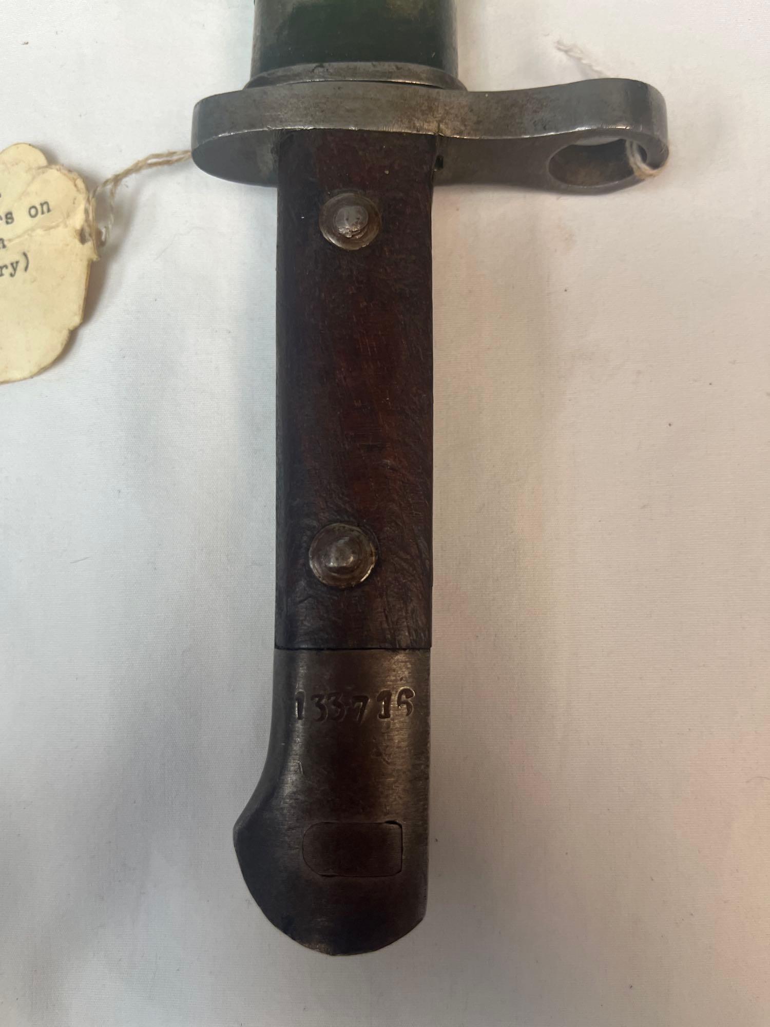 Turkish Mauser Bayonet