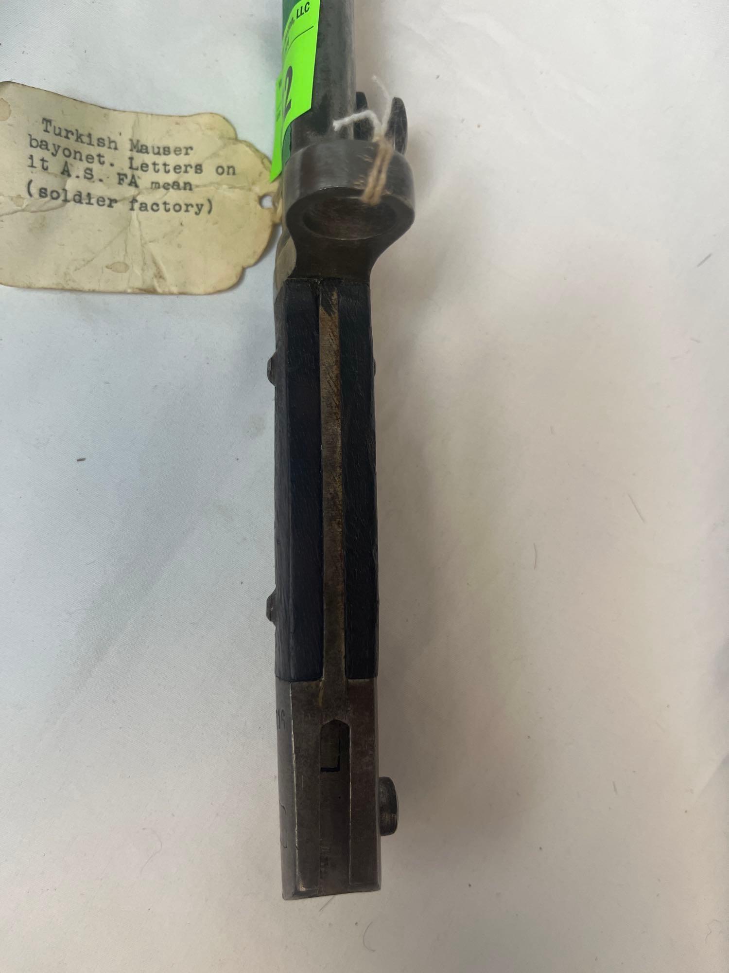 Turkish Mauser Bayonet