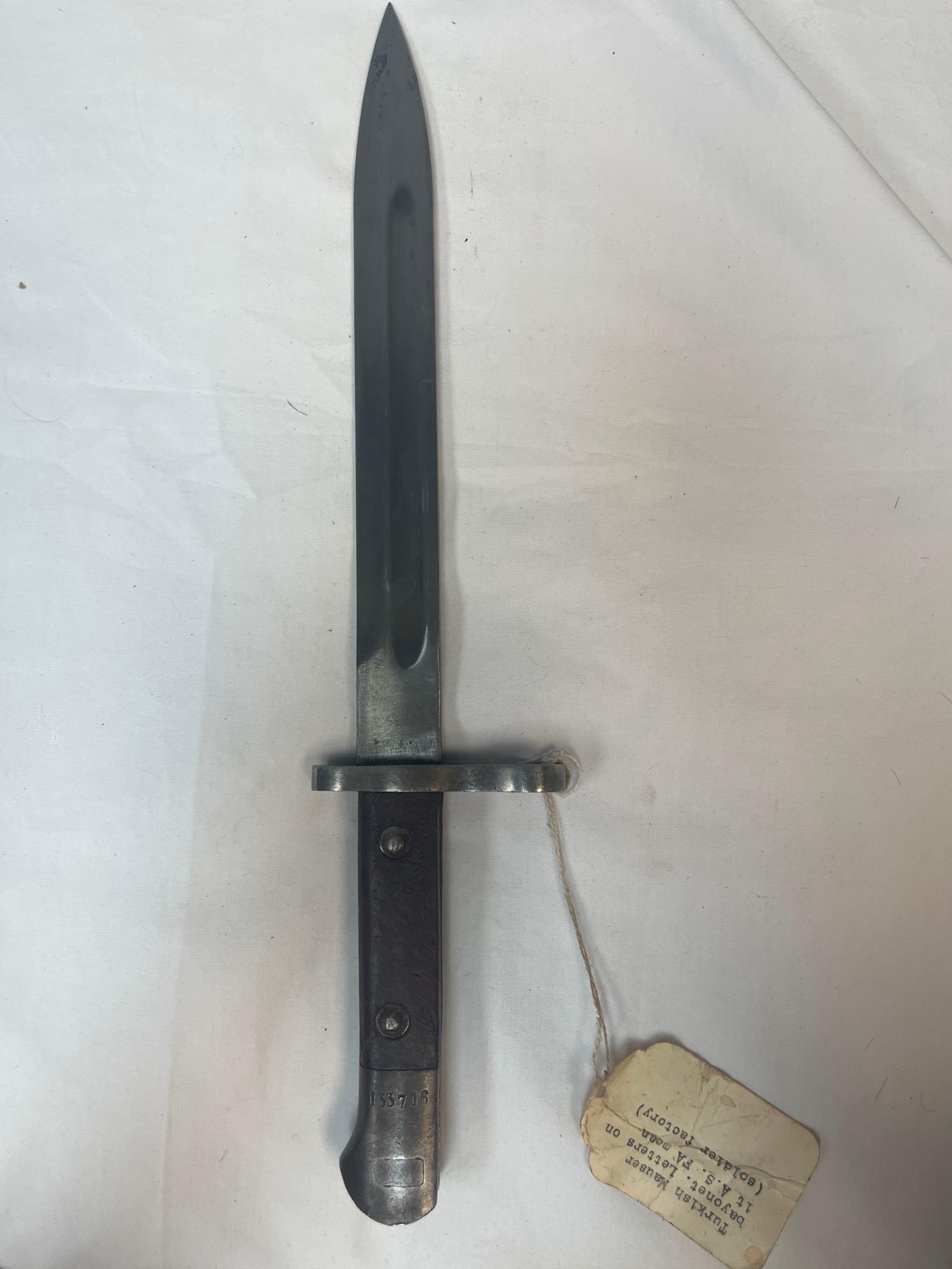 Turkish Mauser Bayonet