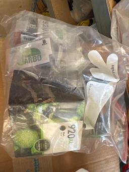 HP printer cartridges and a Colorado Rockies hat
