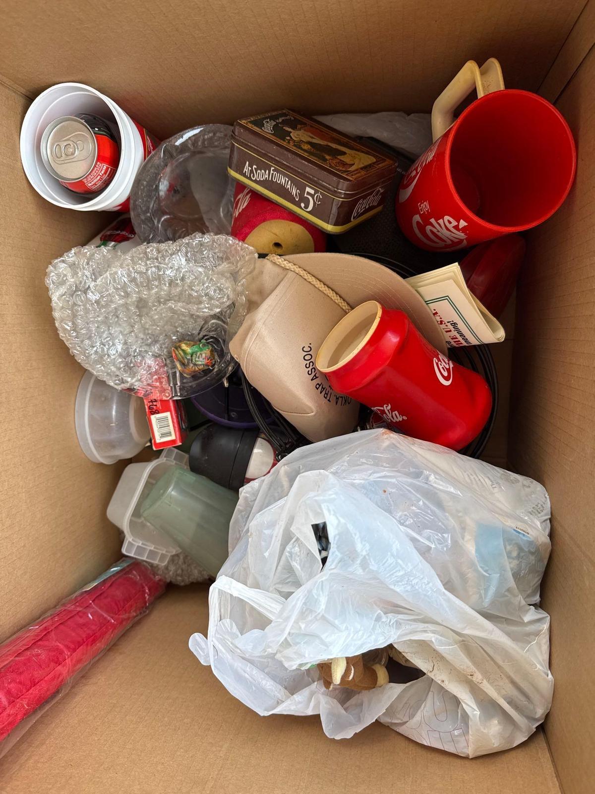 Coca Cola items. And miscellaneous