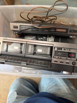 Vintage home entertainment sound system no speakers