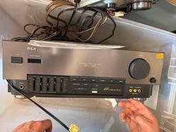 Vintage home entertainment sound system no speakers