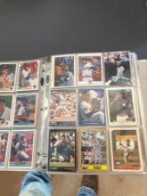 Baseball cards, Milwaukee Brewers, and a three ring bi