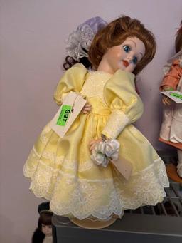 porcelain doll, 2 count