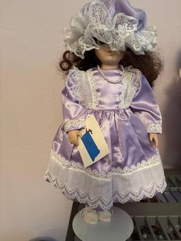porcelain doll, 2 count